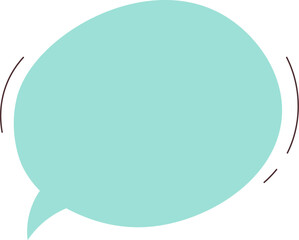 Speech bubble design element Communication