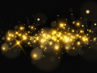 Bright beautiful sparks on a background.	

