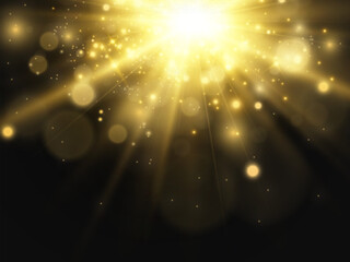 Bright beautiful sparks on a background.	

