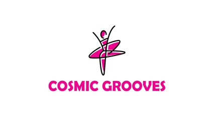 Cosmic groove pink company logo