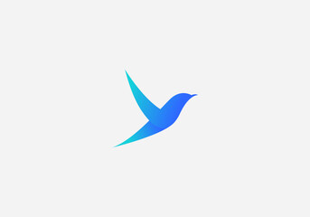 Fototapeta premium Bird logo, eagle and wing, airplane icon, logo template design, Bird technology logo vector design illustration. tech logo, bird and pixel tech concept design.