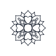 Circular pattern in form of mandala. Oriental pattern, vector illustration. Islam, Arabic, Indian, turkish, pakistan, chinese, ottoman motifs