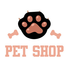 Pet shop funny cartoon character
