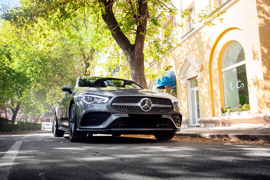 Mercedes CLA in the street