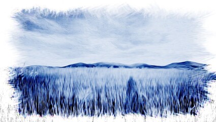 Fototapeta premium landscape with clouds
