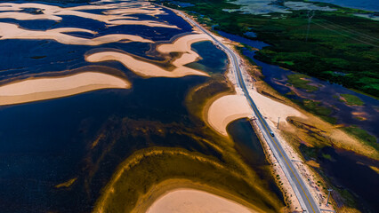 Barreirinhas Maranhão Portal Lençóis Maranhenses Deserto Brasileiro Rio Areia Estrada Barcos...