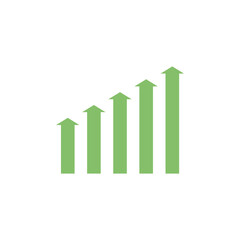 Growth chart and comparison. Business, money. Vector illustration.