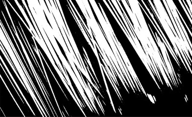 Fototapeta premium Vector brush sroke texture. Distressed uneven grunge background. Abstract distressed vector illustration. Overlay over any design to create interesting effect and depth. Black isolated on white. EPS10