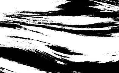 Vector brush sroke texture. Distressed uneven grunge background. Abstract distressed vector illustration. Overlay over any design to create interesting effect and depth. Black isolated on white. EPS10