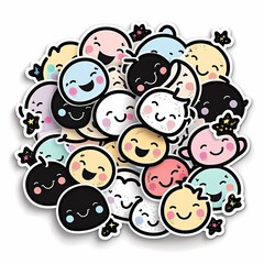 Cute Kawaii Sticker - Generative AI
