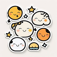 Cute Kawaii Sticker - Generative AI
