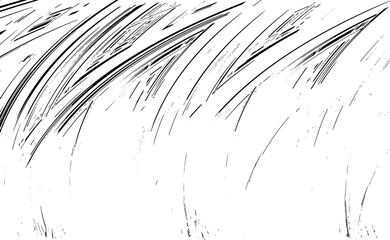 Obraz premium Vector brush sroke texture. Distressed uneven grunge background. Abstract distressed vector illustration. Overlay over any design to create interesting effect and depth. Black isolated on white. EPS10