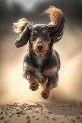 Dachshund Front View Running
Active Dog Month April 2023