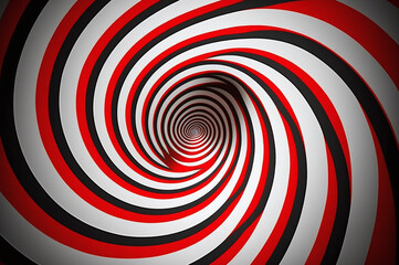 Hypnotic spiral pattern illustration