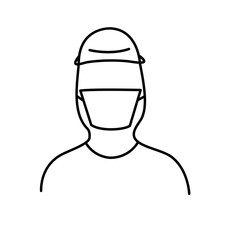 User interface icon and professions avatars