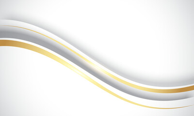 Luxury Gold White Background Design.