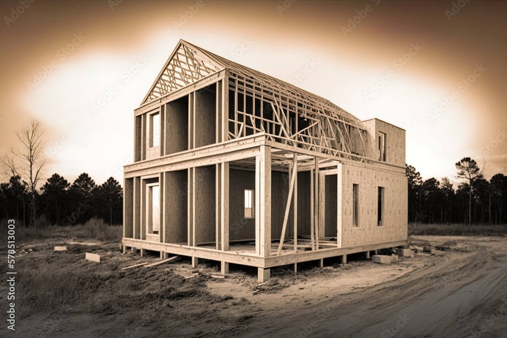 Aufkleber this is how it's done: documenting the process of building a house generative ai