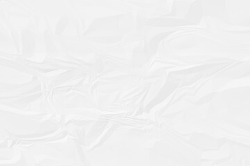 crumpled white paper background close up
