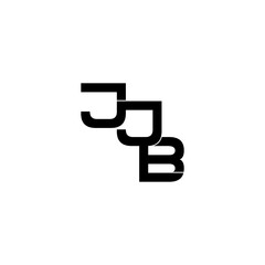 jjb typography letter monogram logo design