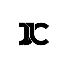 jjc initial letter monogram logo design