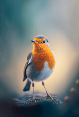 Robin bird close-up 