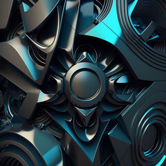 Abstract Modern Technology Background, made with generative AI