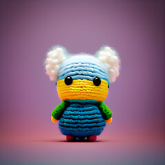 Little cute toy. Created with generative ai technologies