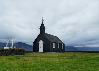 Fototapeta na wymiar church in Snæfellsjökull National Park, Iceland