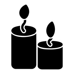 spa candle icon
