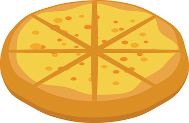 Cooking khachapuri icon isometric vector. Food bread. Dinner meal