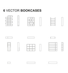 Vector - Home furniture (Bookcases)