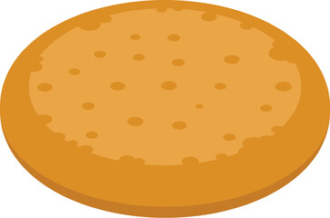 Georgian bread icon isometric vector. Food restaurant. Cheese meal