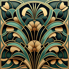 Art Deco tile