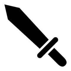 sword glyph icon