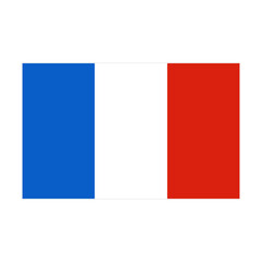 French Flag Icon. France. Vector.