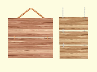 Wooden Signboard, Hanging Wooden Signboard