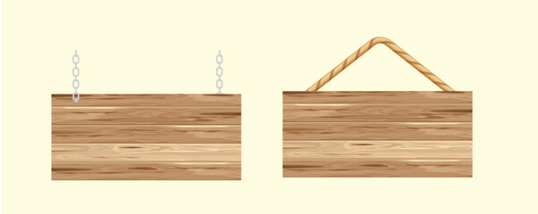 Wooden Signboard, Hanging Wooden Signboard