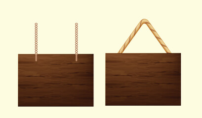 Wooden Signboard, Hanging Wooden Signboard