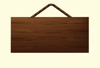 Wooden Signboard, Hanging Wooden Signboard