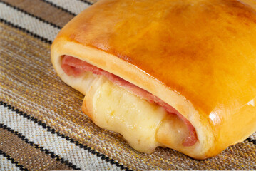 joelho brazilian snack with cheese and ham