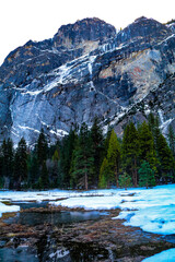 winter in the mountains