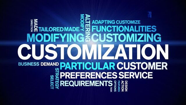 Customization animated tag word cloud;text design animation kinetic typography seamless loop.