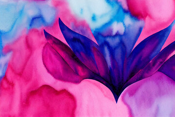 purple and blue abstract watercolor background