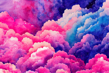 purple and blue abstract watercolor background