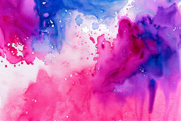 purple and blue abstract watercolor background