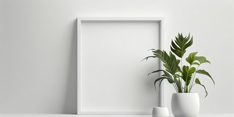 mock up poster frame,generative AI