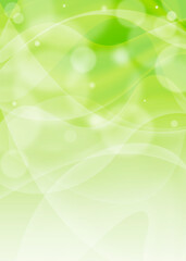 緑イメージ 新緑の木漏れ日の背景素材