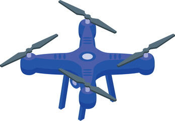 Rc drone icon isometric vector. Remote control. Radio toy © ylivdesign