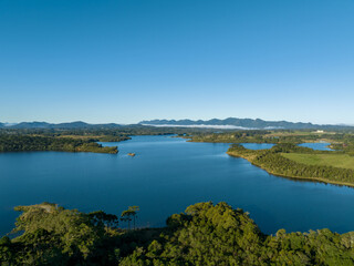 Fototapeta premium Lago em piraquara