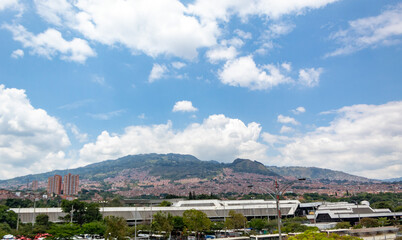 Naklejka premium Terminal de transportes norte ciudad de Medellin